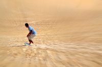Sandboarding in Agadir