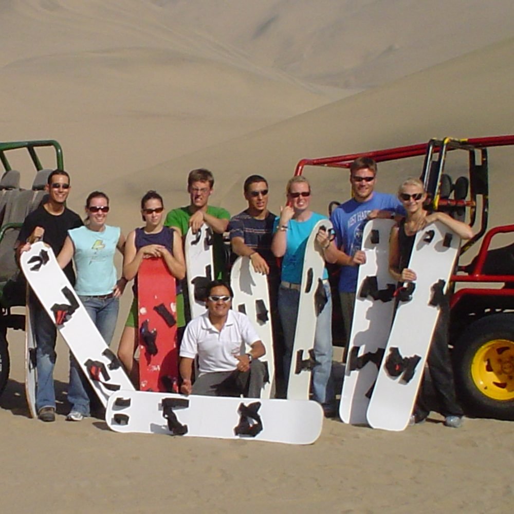 Sandboarding in Taghazout